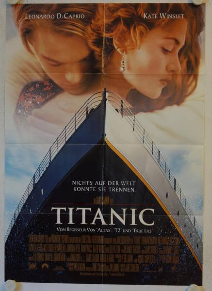 Titanic original release german movie poster